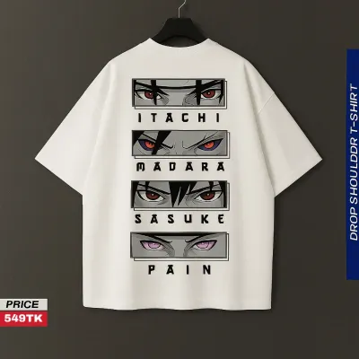 PREMIUM CLASSY ANIME DROP SHOLDER T SHIRT 